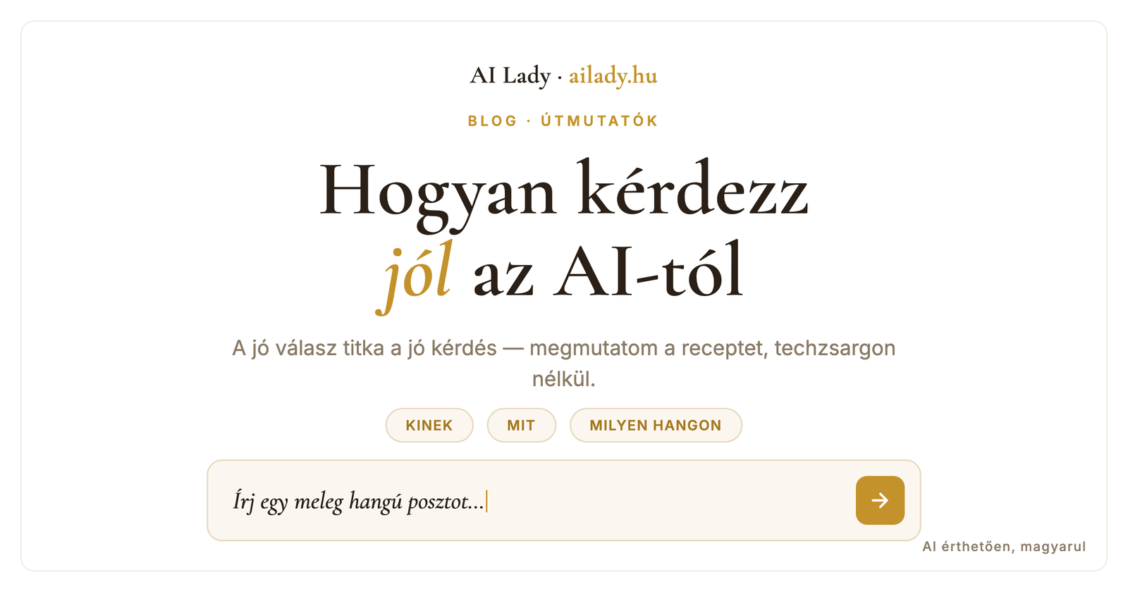 Hogyan kérdezz jól az AI-tól?
